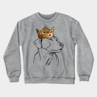 Plott Hound Dog King Queen Wearing Crown Crewneck Sweatshirt